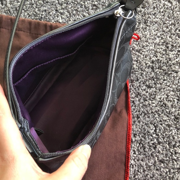 blue authentic coach purse - Picture 3 of 8